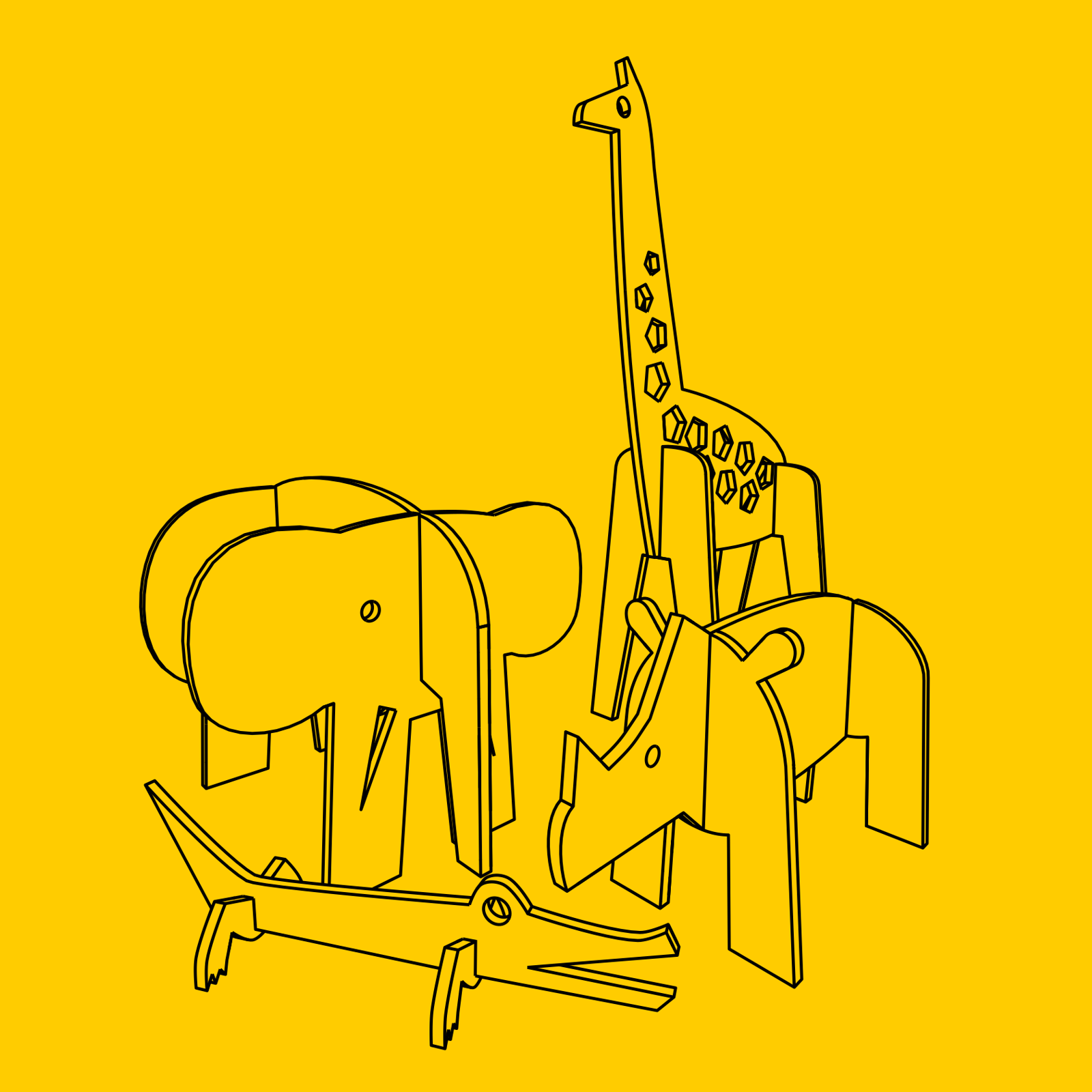 Gli animale feltroci